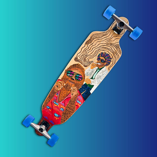 Mad Lab Custom Moose Double Drop Longboard (39.75”)