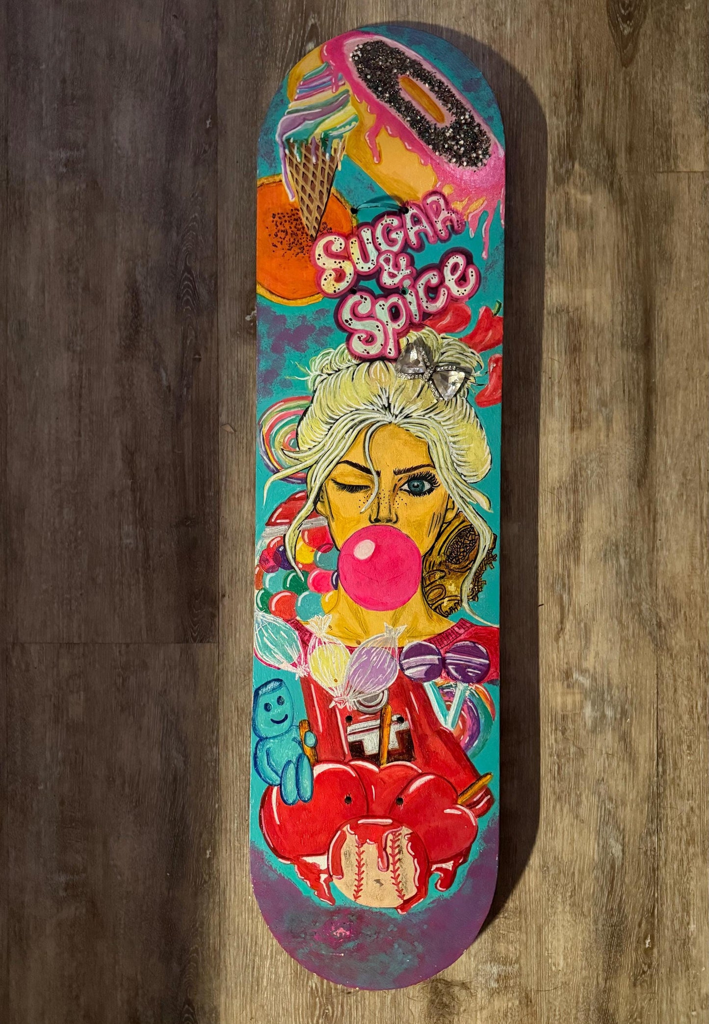 Mad Lab Custom Kicktail Cruiser Longboard 44"