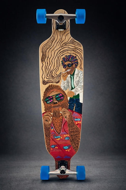 Mad Lab Custom Kicktail Cruiser Longboard 44"