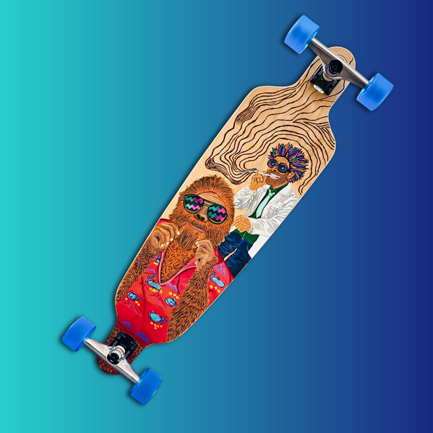 Mad Lab Custom Moose Double Drop Longboard (39.75”)