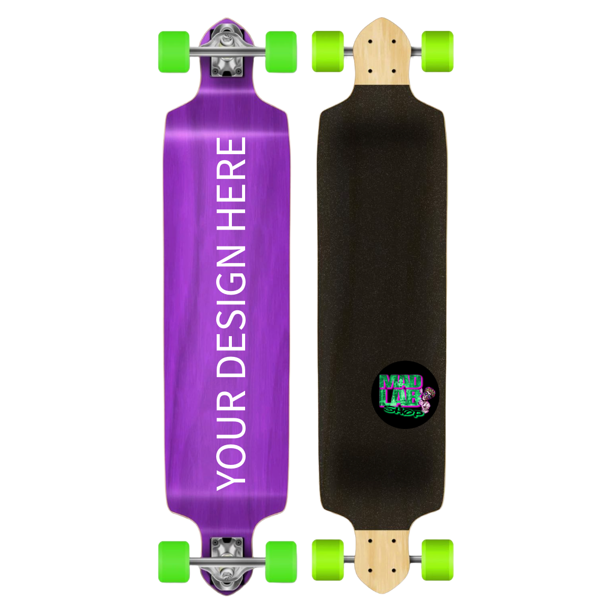 Mad Lab Custom Double Drop Longboard (41.25”)