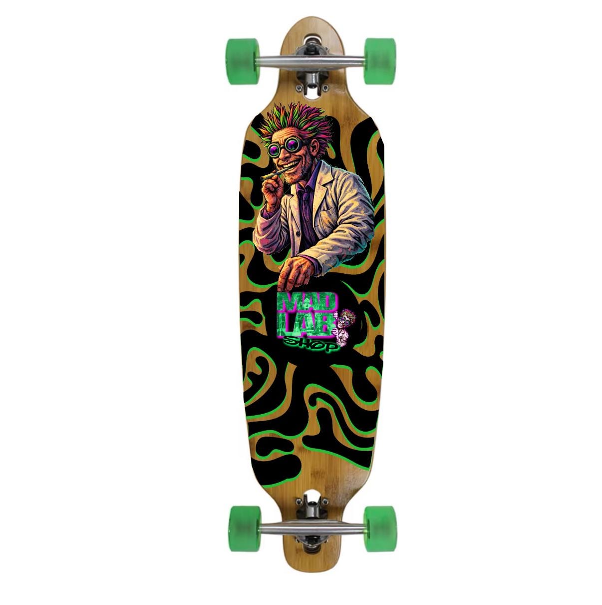 Mad Lab Custom Moose Double Drop Longboard (39.75”)